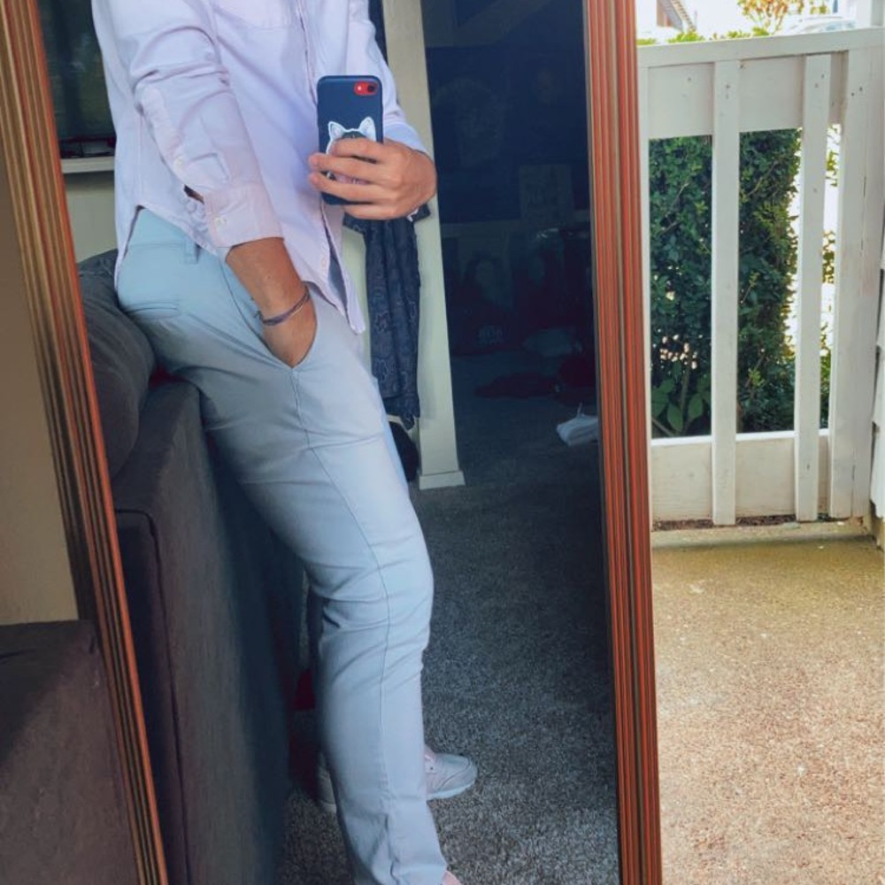 Platinum Chino’s size 32.